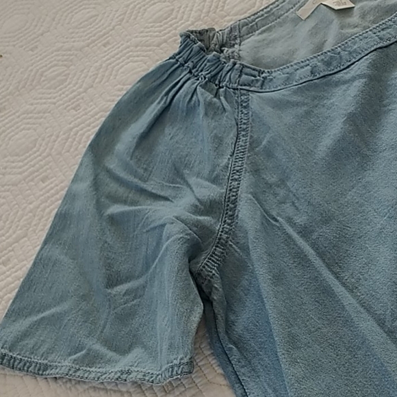 Caslon, Nordstrom Rack, Medium Light Wash Top, XS - Picture 6 of 9